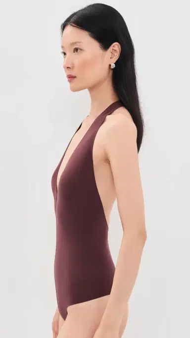 Commando Ballet Deep Plunge Halter Thong Bodysuit | Thumbnail 4 Commando Ballet Deep Plunge Halter Thong Bodysuit | Thumbnail 4