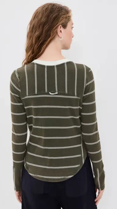FP Movement Cool Down Crew Stripe Henley | Thumbnail 3