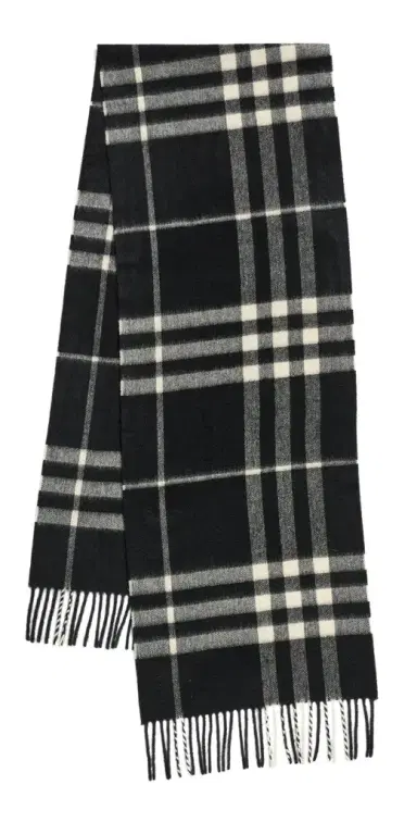 Burberry Giant Check Cashmere Scarf | Thumbnail 1
