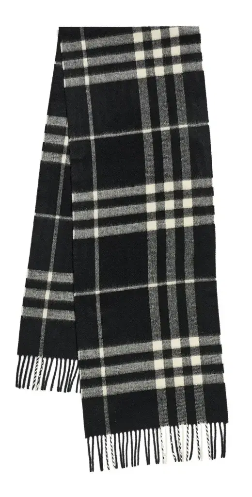 Burberry Giant Check Cashmere Scarf