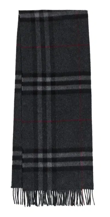 Burberry Giant Check Cashmere Scarf | Thumbnail 1