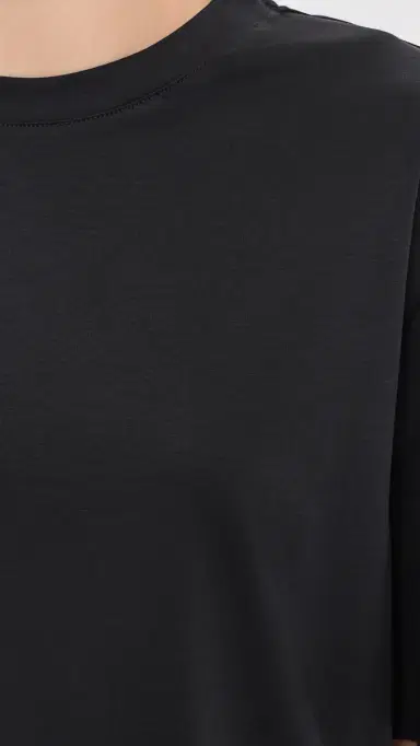 RÓHE Oversized Cotton Silk T-Shirt | Thumbnail 6