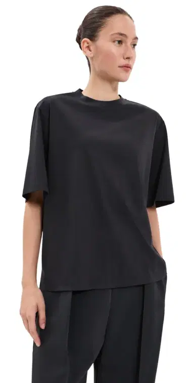 RÓHE Oversized Cotton Silk T-Shirt | Thumbnail 1
