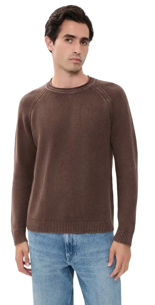 Marine Layer Garment Dye Roll Neck Sweater