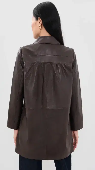 Ba&sh Madie Leather Coat | Thumbnail 3