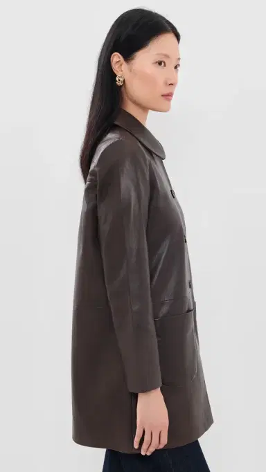 Ba&sh Madie Leather Coat | Thumbnail 4