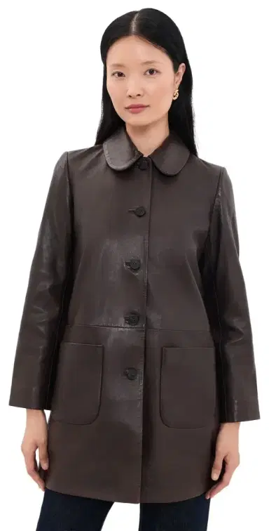 Ba&sh Madie Leather Coat | Thumbnail 1