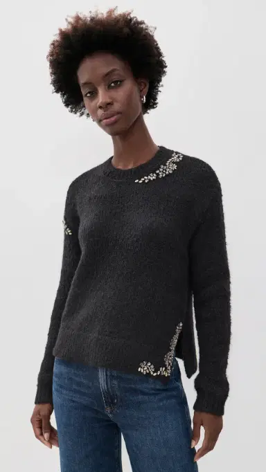 Cinq à Sept Crystal Lace Lilliana Pullover | Thumbnail 2 Cinq à Sept Crystal Lace Lilliana Pullover | Thumbnail 2