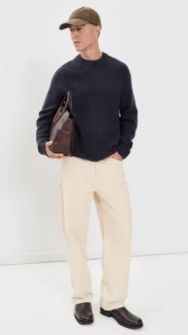Les Deux Roi Carpenter Herringbone Pants | Thumbnail 5