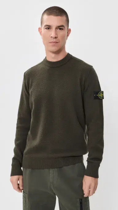 Stone Island Textured Stitch Crew Neck Sweater | Thumbnail 2 Stone Island Textured Stitch Crew Neck Sweater | Thumbnail 2