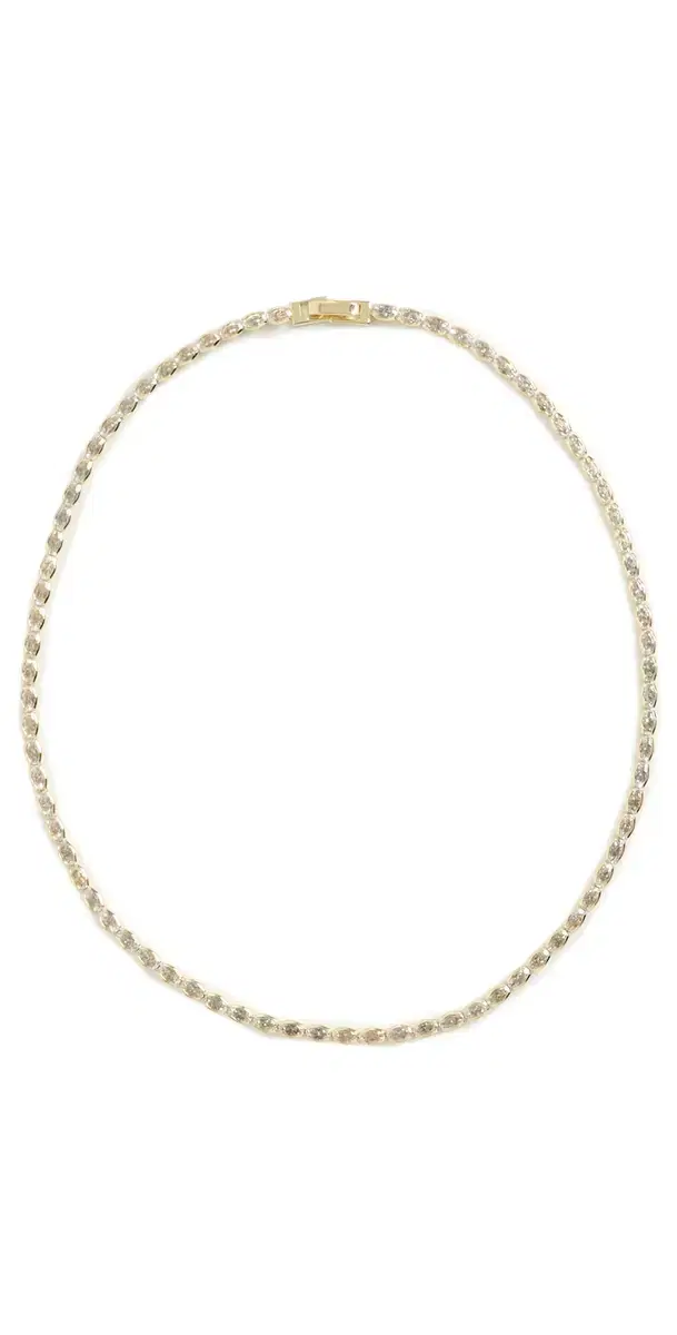 Marquise Bezel Tennis Necklace