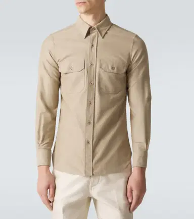 Tom Ford Cotton moleskin shirt | Thumbnail 2