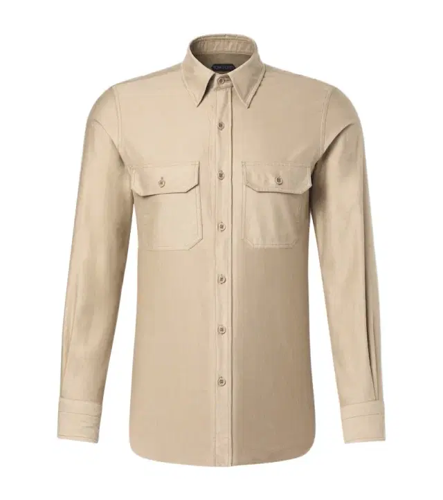 Tom Ford Cotton moleskin shirt