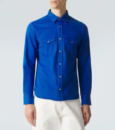Tom Ford Cotton twill Western shirt | Thumbnail 6 Tom Ford Cotton twill Western shirt | Thumbnail 6