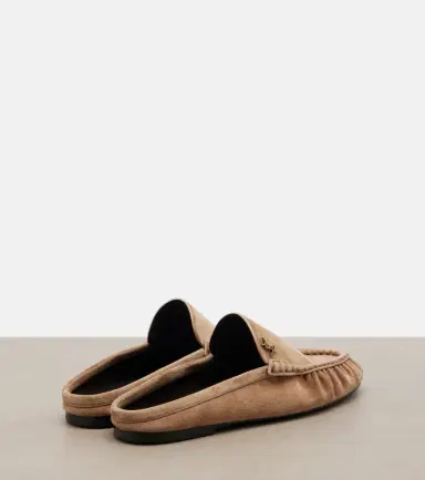 Saint Laurent Le Loafer suede mules | Thumbnail 3 Saint Laurent Le Loafer suede mules | Thumbnail 3