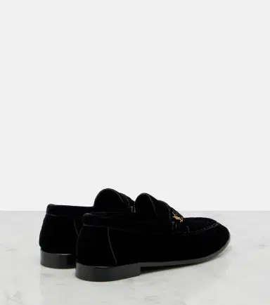 Saint Laurent Le Loafer velvet penny loafers | Thumbnail 3 Saint Laurent Le Loafer velvet penny loafers | Thumbnail 3