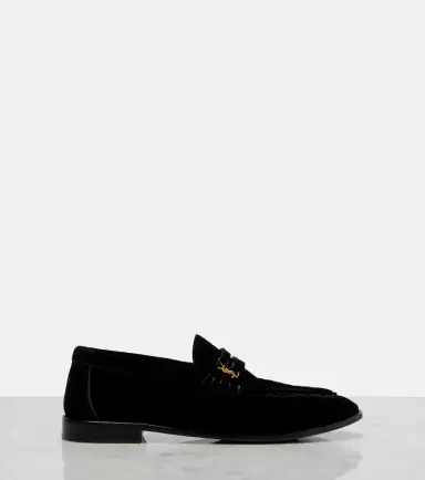 Saint Laurent Le Loafer velvet penny loafers | Thumbnail 5 Saint Laurent Le Loafer velvet penny loafers | Thumbnail 5