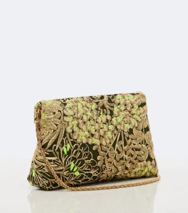 Dries Van Noten Small floral jacquard clutch | Thumbnail 2