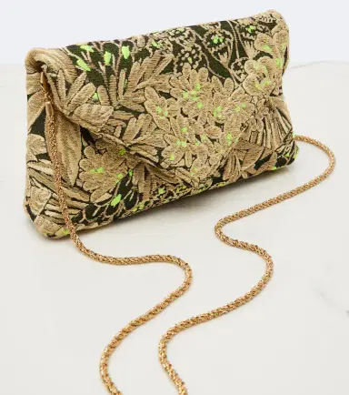 Dries Van Noten Small floral jacquard clutch | Thumbnail 4