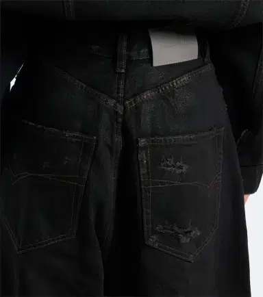 Balenciaga Mid-rise barrel-leg jeans | Thumbnail 4 Balenciaga Mid-rise barrel-leg jeans | Thumbnail 4