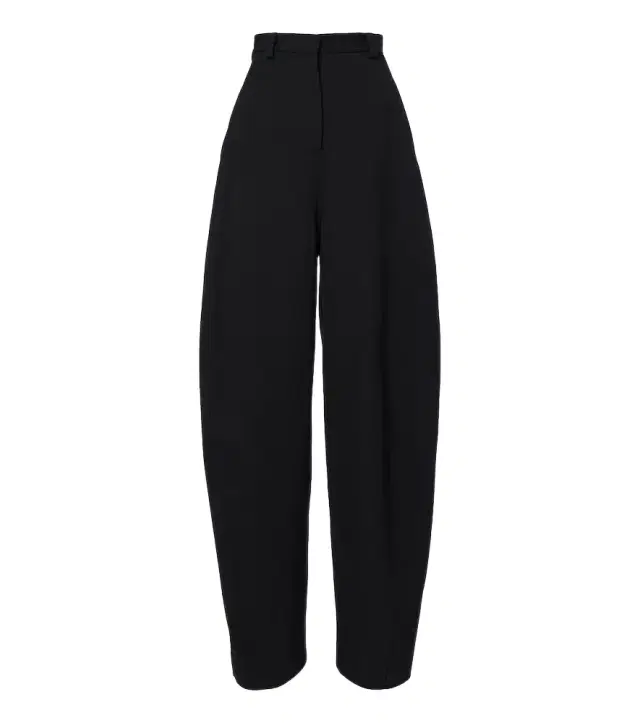 Balenciaga Wool barrel-leg pants