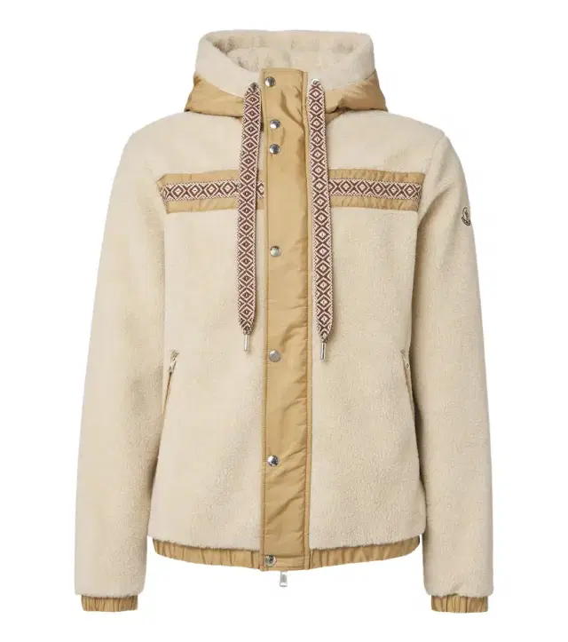 Moncler Technical-trimmed fleece jacket