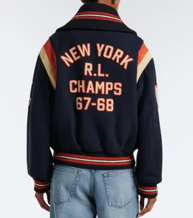 Polo Ralph Lauren Patch-appliqué wool-blend varsity jacket | Thumbnail 3 Polo Ralph Lauren Patch-appliqué wool-blend varsity jacket | Thumbnail 3