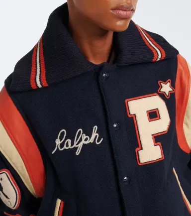Polo Ralph Lauren Patch-appliqué wool-blend varsity jacket | Thumbnail 4 Polo Ralph Lauren Patch-appliqué wool-blend varsity jacket | Thumbnail 4