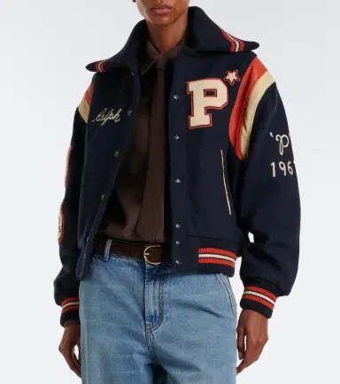 Polo Ralph Lauren Patch-appliqué wool-blend varsity jacket | Thumbnail 5 Polo Ralph Lauren Patch-appliqué wool-blend varsity jacket | Thumbnail 5
