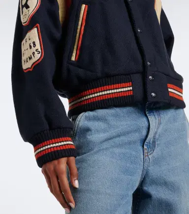 Polo Ralph Lauren Patch-appliqué wool-blend varsity jacket | Thumbnail 7 Polo Ralph Lauren Patch-appliqué wool-blend varsity jacket | Thumbnail 7
