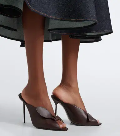 Paris Texas Lidia bow-detail leather mules | Thumbnail 6 Paris Texas Lidia bow-detail leather mules | Thumbnail 6