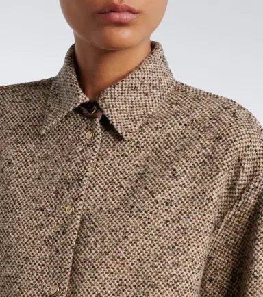 Moncler Wool-blend tweed overshirt | Thumbnail 5 Moncler Wool-blend tweed overshirt | Thumbnail 5
