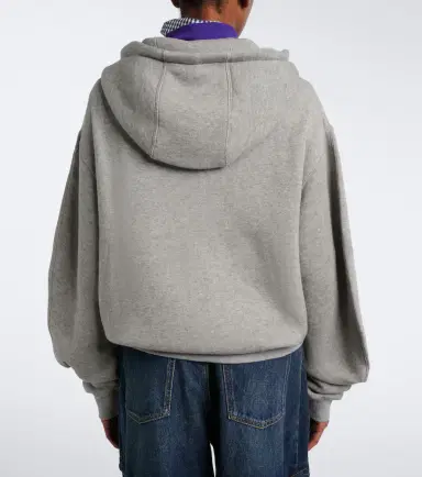 Loewe Flamenco cotton and cashmere hoodie | Thumbnail 2 Loewe Flamenco cotton and cashmere hoodie | Thumbnail 2