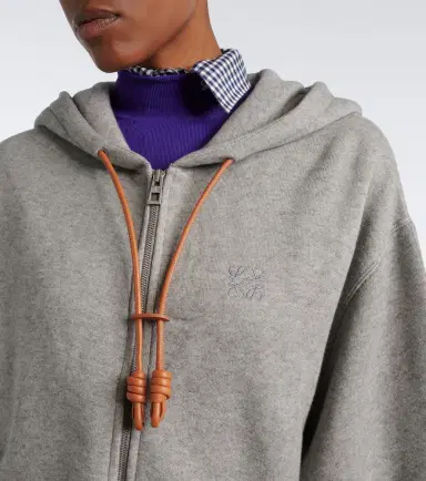 Loewe Flamenco cotton and cashmere hoodie | Thumbnail 5 Loewe Flamenco cotton and cashmere hoodie | Thumbnail 5