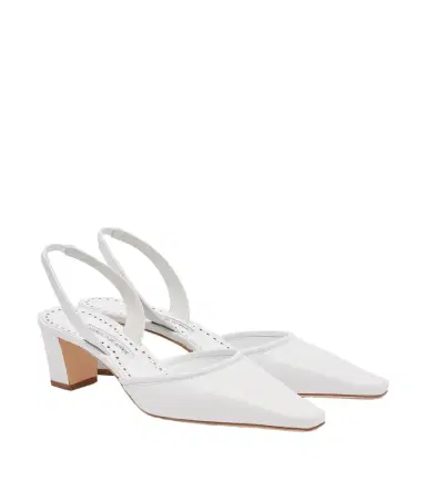 Manolo Blahnik Vendona leather slingback pumps | Thumbnail 1 Manolo Blahnik Vendona leather slingback pumps | Thumbnail 1