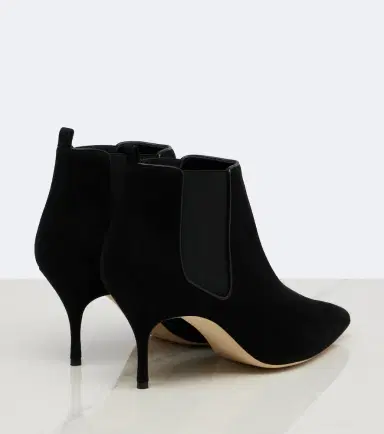 Manolo Blahnik Dildi suede ankle boots | Thumbnail 4 Manolo Blahnik Dildi suede ankle boots | Thumbnail 4