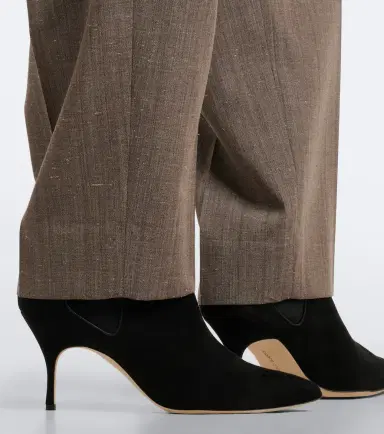 Manolo Blahnik Dildi suede ankle boots | Thumbnail 5 Manolo Blahnik Dildi suede ankle boots | Thumbnail 5