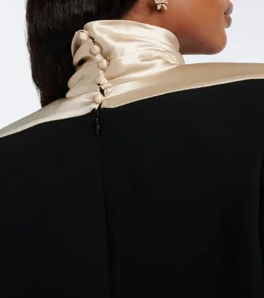 Valentino Cady Couture satin-trimmed minidress | Thumbnail 5 Valentino Cady Couture satin-trimmed minidress | Thumbnail 5