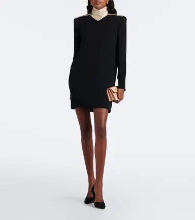 Valentino Cady Couture satin-trimmed minidress | Thumbnail 6 Valentino Cady Couture satin-trimmed minidress | Thumbnail 6