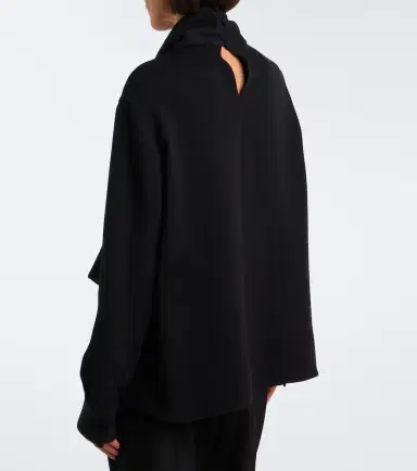 Balenciaga Silk and wool blouse | Thumbnail 3 Balenciaga Silk and wool blouse | Thumbnail 3