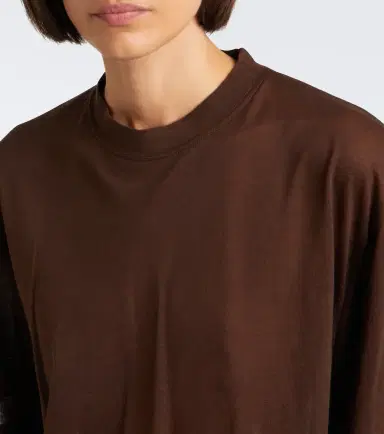 Balenciaga Asymmetric cotton-blend jersey T-shirt | Thumbnail 5 Balenciaga Asymmetric cotton-blend jersey T-shirt | Thumbnail 5