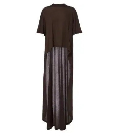 Balenciaga Asymmetric cotton-blend jersey T-shirt | Thumbnail 1 Balenciaga Asymmetric cotton-blend jersey T-shirt | Thumbnail 1