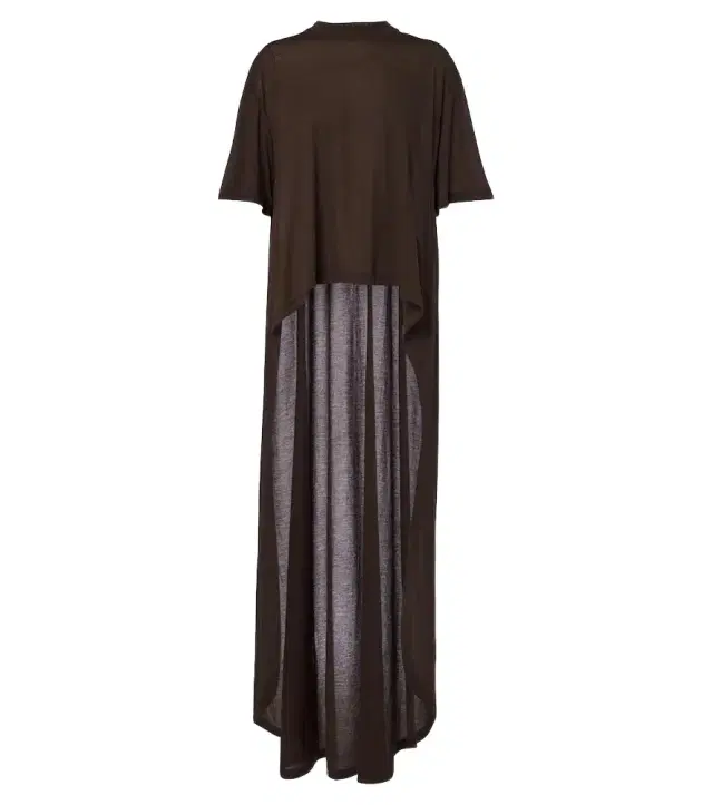 Balenciaga Asymmetric cotton-blend jersey T-shirt