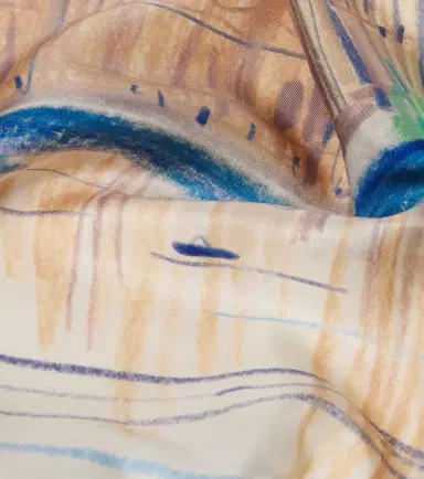 Burberry Printed silk twill scarf | Thumbnail 2 Burberry Printed silk twill scarf | Thumbnail 2