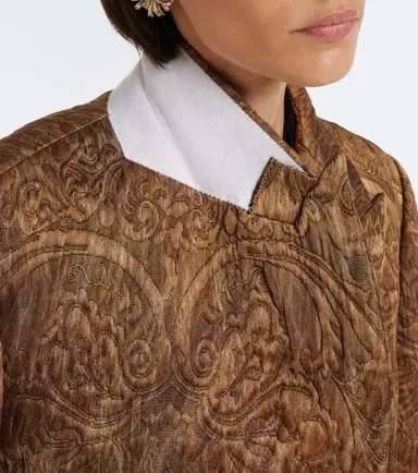 Dries Van Noten Jacquard double-breasted jacket | Thumbnail 2