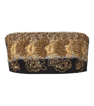 Dries Van Noten Embroidered cotton bandeau top | Thumbnail 1