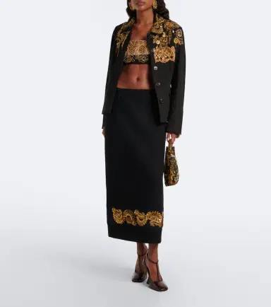 Dries Van Noten Embellished cotton jacket | Thumbnail 7