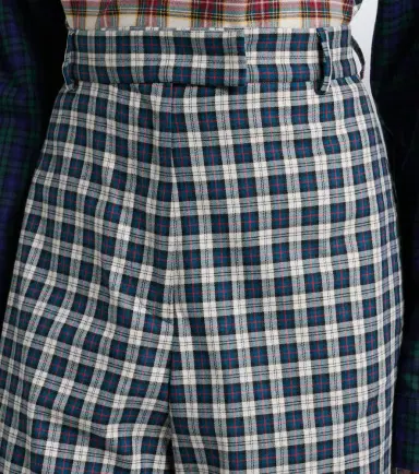 Dries Van Noten Checked cotton flannel wide-leg pants | Thumbnail 6