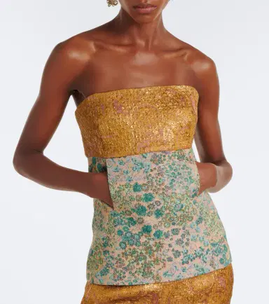 Dries Van Noten Jacquard bustier | Thumbnail 5