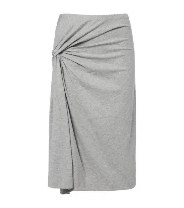 Dries Van Noten Draped cotton jersey midi skirt